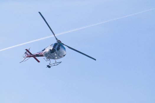two helicopters collide mid air while ta